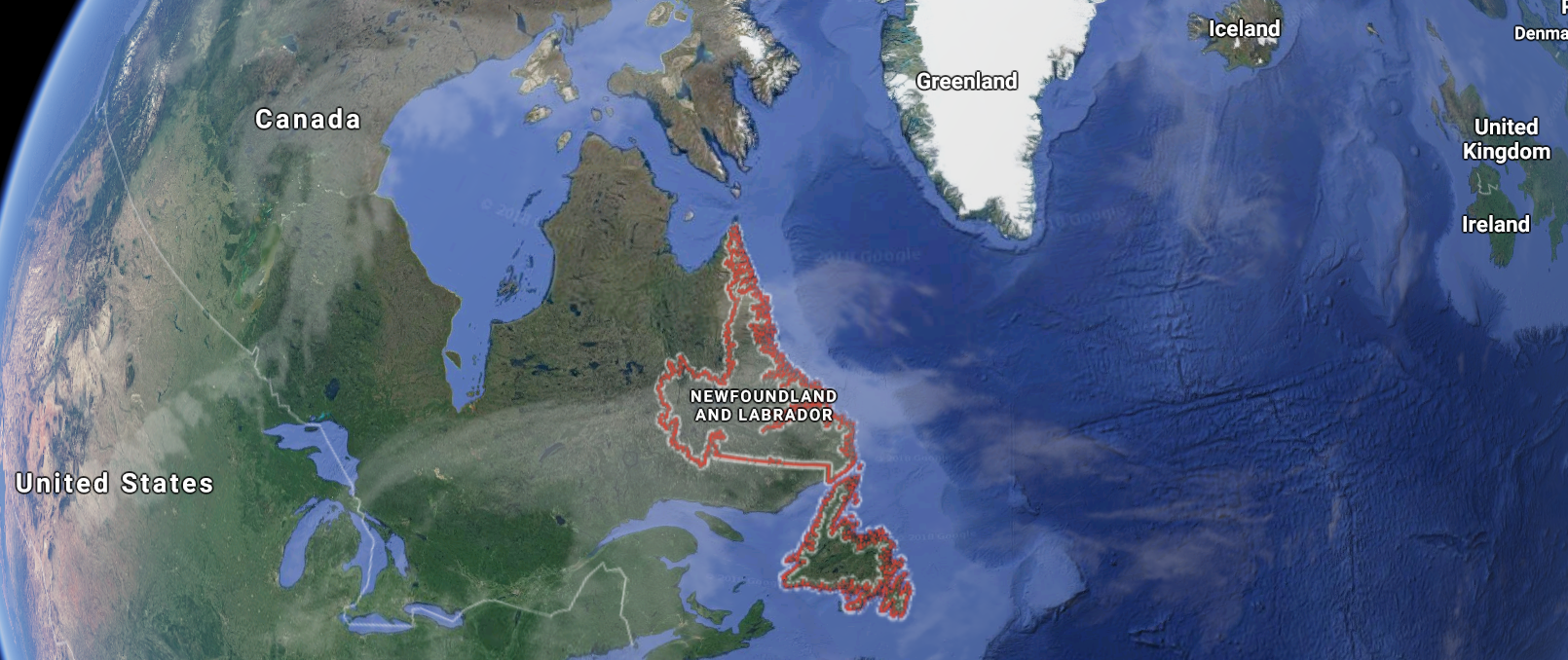 Newfoundland Location.
